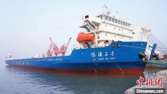琼州海峡第二艘新能源车辆专用运输船投运